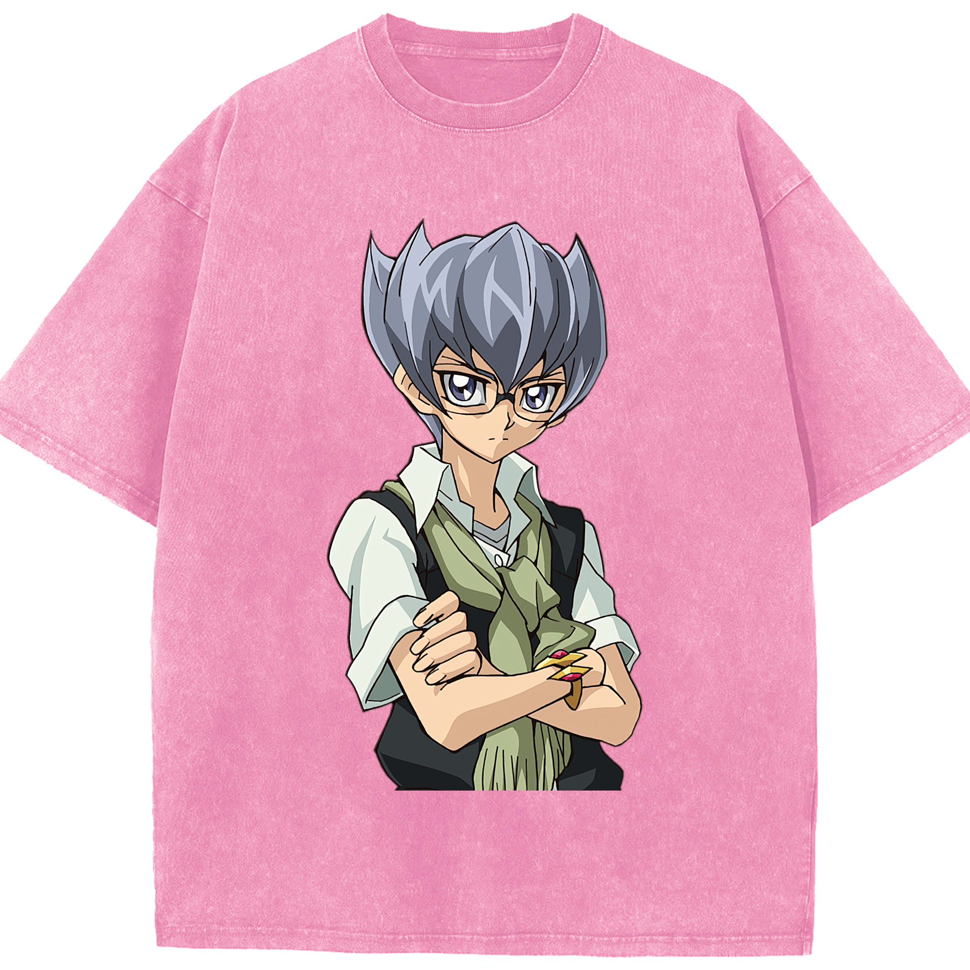 （画像用） 遊☆戯☆王 Yu-Gi-Oh! 綿100% ヴィンテージ風 半袖Tシャツ（フロントプリント）